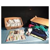 Box of smoke free material and a box of women