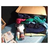 Box of smoke free material and a box of women