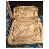 Atlantic suitcase with wheels and an Eddie Bower garment bag