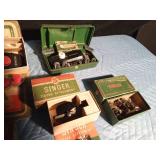 Vintage Singer sewing attachments - Most in original boxes