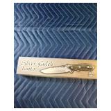 Frost Silver Gulch Tanto knife with sheath - 11" long