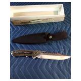 Frost Silver Gulch Tanto knife with sheath - 11" long