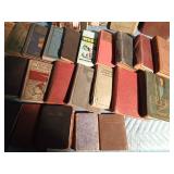 Box of Vintage hard cover books from 1891 on up and more