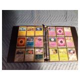A binder of 96 Pokémon cards