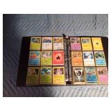 A binder of 96 Pokémon cards