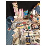 Box of craft supplies