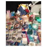 Box of craft supplies