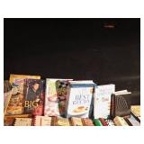 Tote of cookbooks