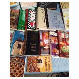 Tote of cookbooks
