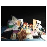 Box of smoke free craft and sewing supplies