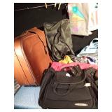 Large Stetson suitcase full of handbags, coolers and more