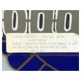 Vintage Pabst Blue Ribbon Beer Sign - Metal Framed with Stained Glass