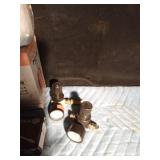 2 Spray painting cups, repair kit, 2 gauges, coding rings, backing plates for auto body and more