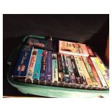 1 Tote and 4 boxes of VHSs