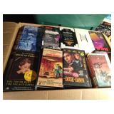 1 Tote and 4 boxes of VHSs
