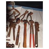 Box of vintage tools