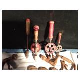 Box of vintage tools