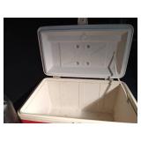 3 Large water bottles, igloo Coca-Cola cooler