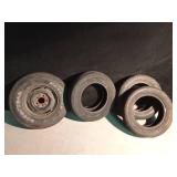 4 tires - 2) P175/65R14, 195/70R14, ST205/75R14