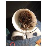 Pail of electrical parts