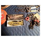 Cigar box of collectibles