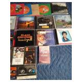 CDs, cassettes and CD case