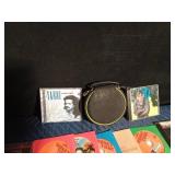 CDs, cassettes and CD case
