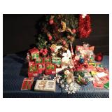 Collectible ornaments, bulbs, wreath, lights, and more