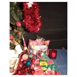 Collectible ornaments, bulbs, wreath, lights, and more