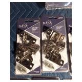 1 New 10pk and 9) 2pk of cupboard hinges