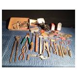 Tools, universal charger, electric air pump, hammers, pliers, punchers, bits & holder, wrenches and more