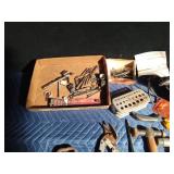 Tools, universal charger, electric air pump, hammers, pliers, punchers, bits & holder, wrenches and more