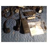 Box of electronics, scanner, camera and more