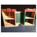 Vintage Fisher Price Sesame Street family house