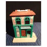 Vintage Fisher Price Sesame Street family house