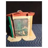 Vintage Fisher Price Sesame Street family house