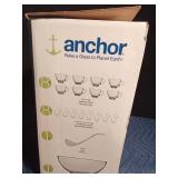 New 18pc punch bowl set