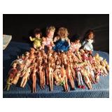 Lot of Vintage Barbies, Kens and a Dusty - See details