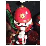 Nutcracker cookie jar, ornaments, bulbs, Christmas decor and more