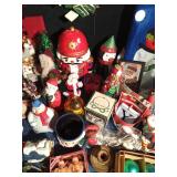 Nutcracker cookie jar, ornaments, bulbs, Christmas decor and more