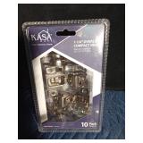 1 New 10pk and 9) 2pk of cupboard hinges