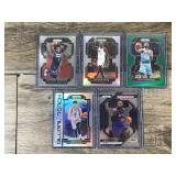 Lot of 5 Basketball Cards - Anthony Edwards - Lebron James - Kyle Anderson and More