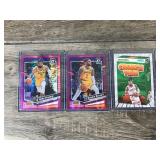 Lot of 3 Basketball Cards - Gabe Vincent - D’Angelo Russell - Jalen Green