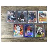 Lot of 7 Baseball Cards - Yohel Pozo (autographed) - Alex Call - Bobby Witt Jr. (Rookie) and More