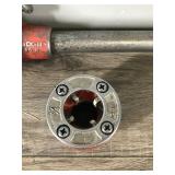 Ridgid exposed ratchet pipe threader With 2 Die Heads - 1/2” and 3/4”