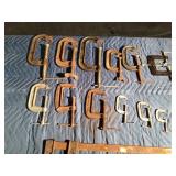 Lot of C-clamps