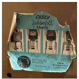 Vintage Card Table with Four Chairs by Cosco