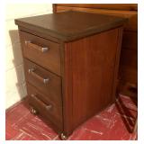 Vintage Three Drawer Side Table / Nightstand