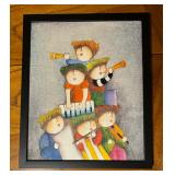 Two Whimsical framed Prints by Joyce Roybal