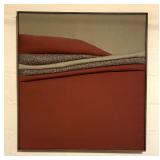 Mid Century Quilted Decorative Wall Hanging